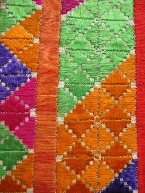 An embroidered cloth from Afghanistan