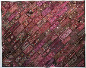 A patchwork quilt from Sindh province, Pakistan