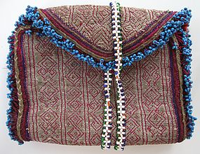 A vintage beaded purse from Ghazni, Afghanistan