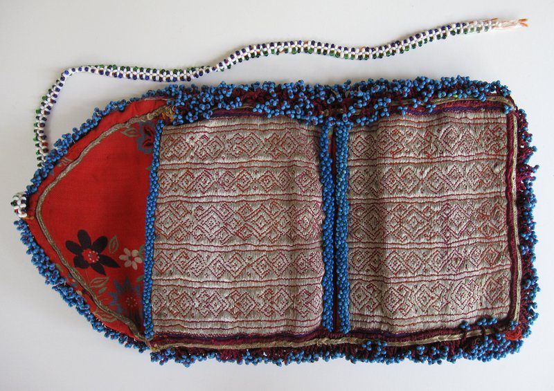 A vintage beaded purse from Ghazni, Afghanistan