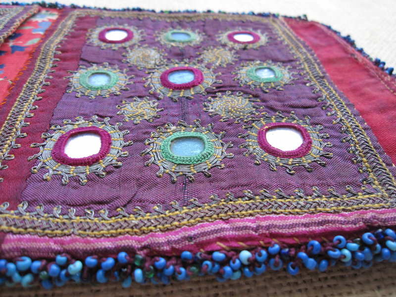 A vintage hand-embroidered purse from Afghanistan