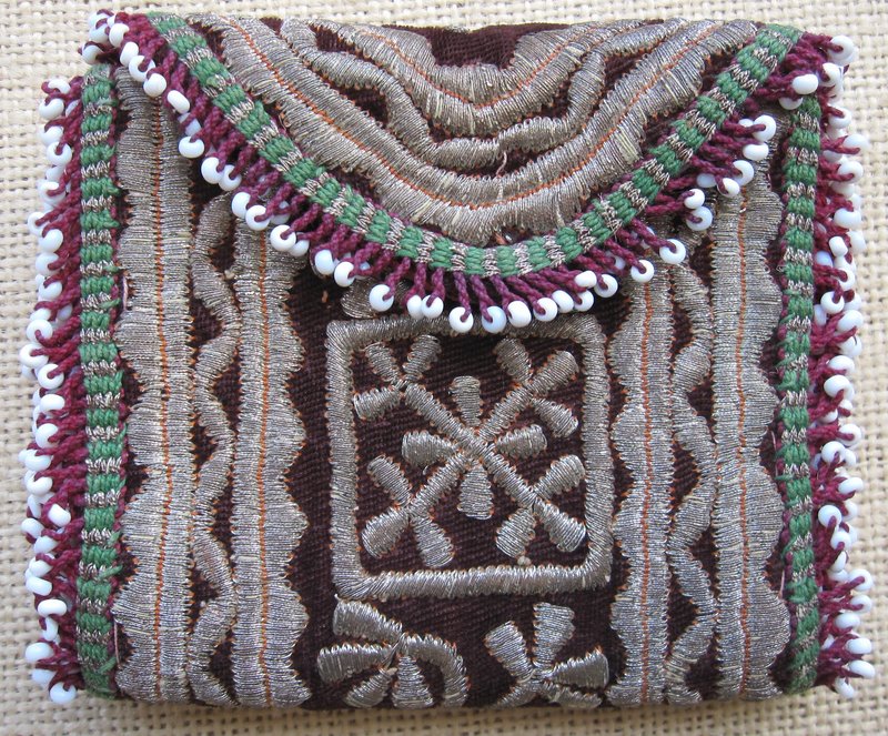 A Pashtun nomad's purse from Ghazni, circa 1960