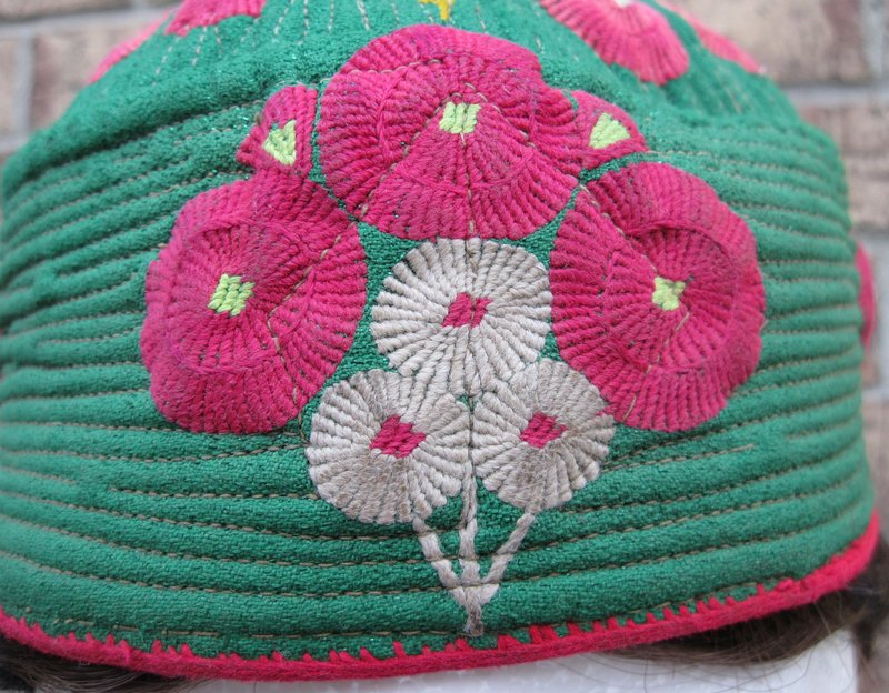 A Hazara cap from Bamiyan - circa mid 20th century