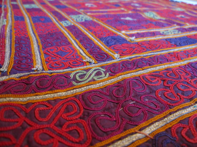 An embroidered cloth from Hazarajat, Afghanistan
