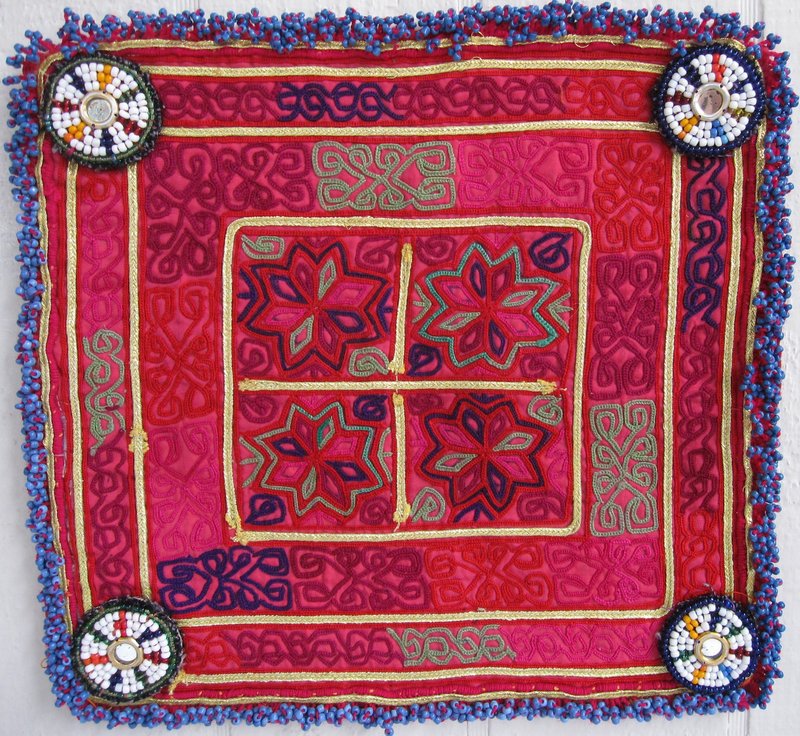 A pair of Pashtun table cloths from Afghanistan