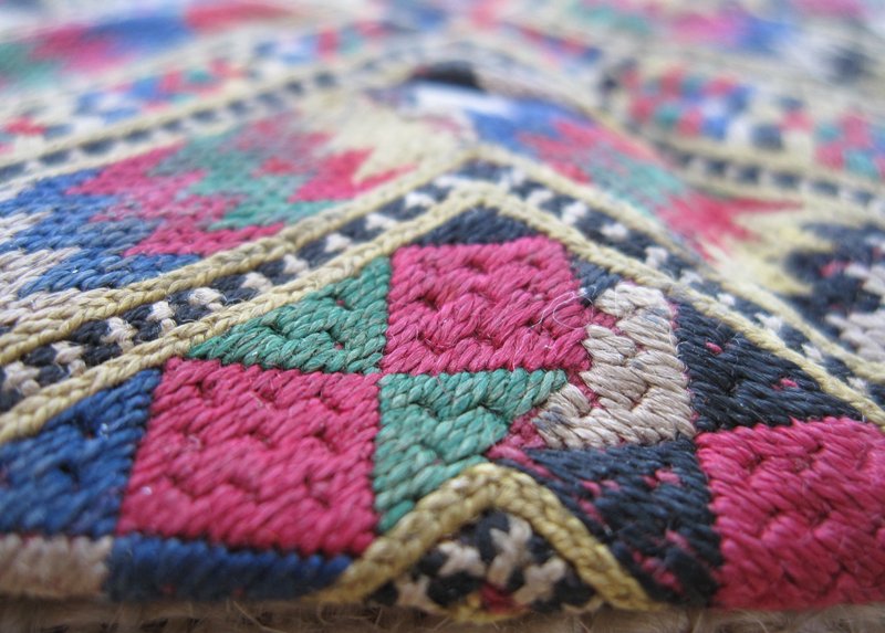 An embroidered purse from Baluchistan - circa 1960