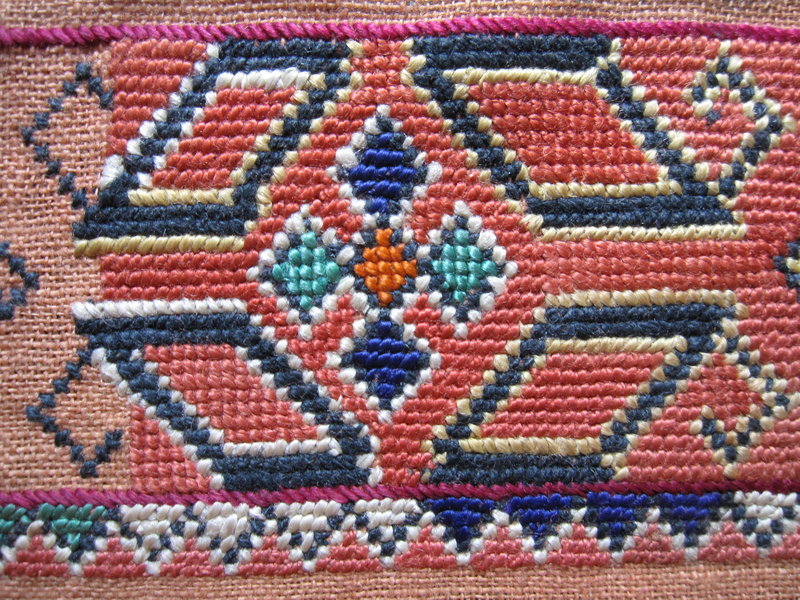 An Uzbek embroidered band, early-mid 20th century