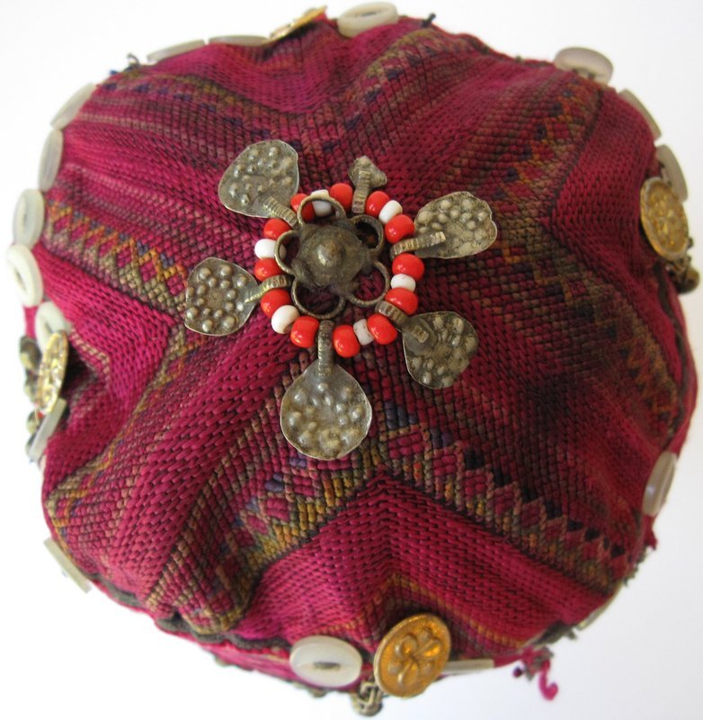 A small girl's cap from Indus Kohistan, Pakistan