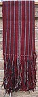 A vintage wool sash from Tibet with stripes