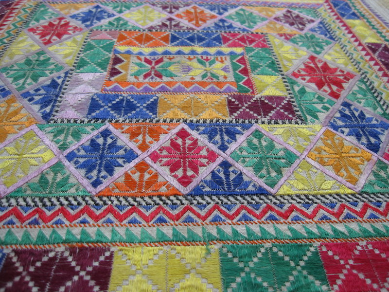 An embroidered Hazara textile from central Afghanistan