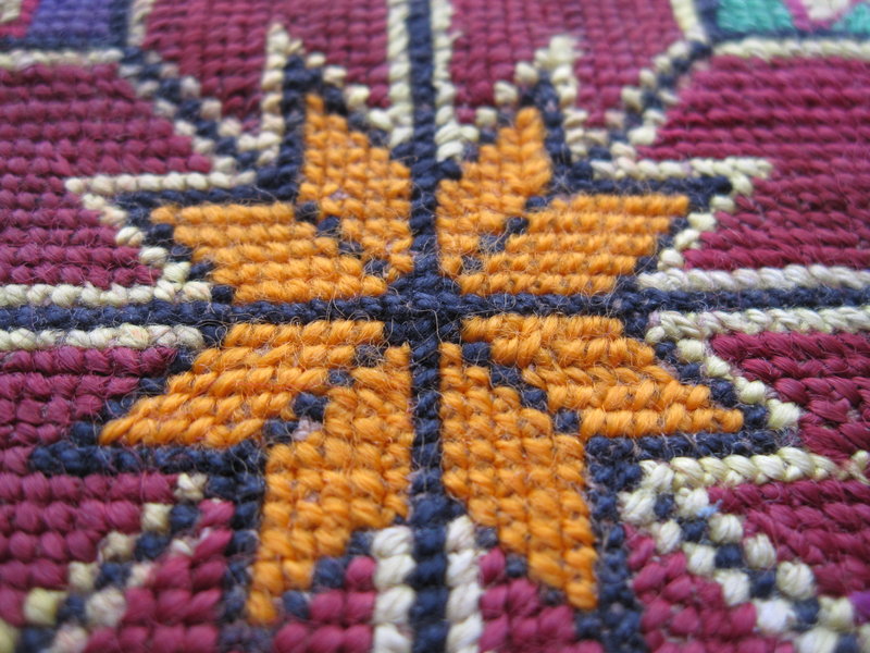 A vintage hand-embroidered textile from Afghanistan