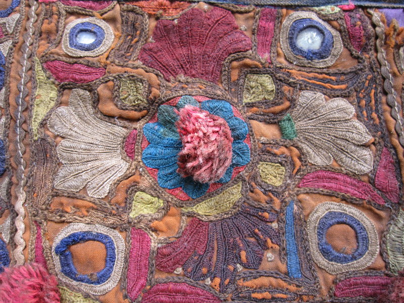 An old patchwork quilt from Sindh province, Pakistan