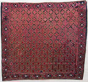An embroidered tablecloth from Hazara district