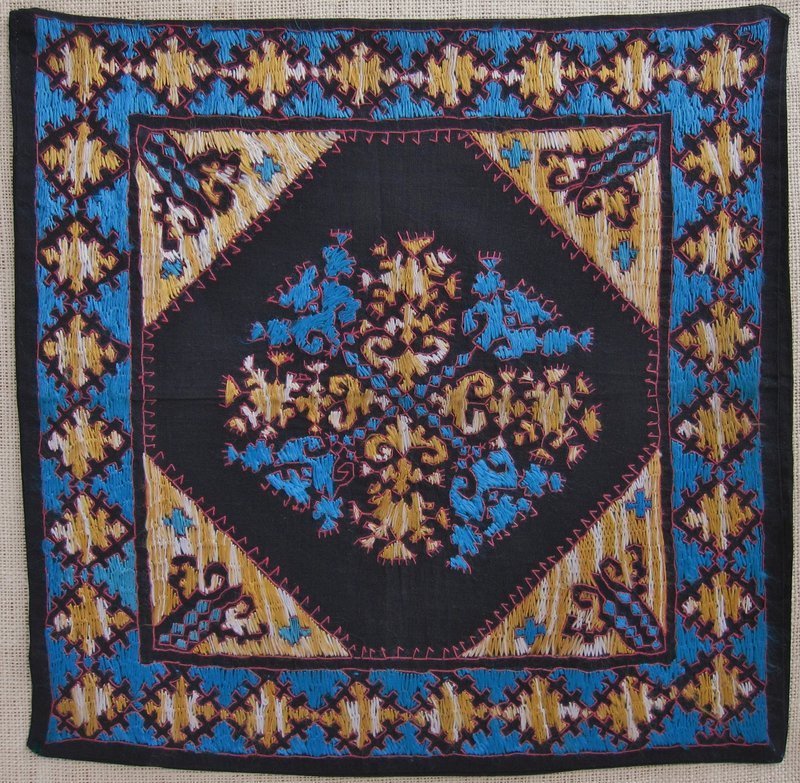 A cushion cover from Swat Valley, Pakistan