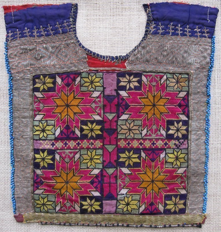 A vintage child's dress front from Gardez, Afghanistan