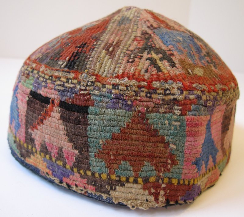 Vintage UZBEK HAT, store Central Asia, 1970s Code: 995