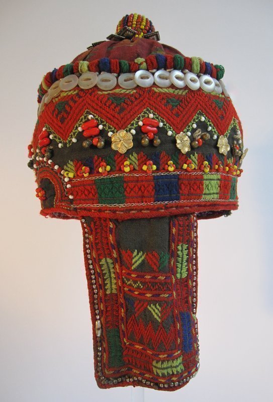 A child's embroidered hat from Indus Kohistan