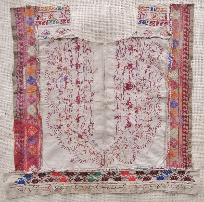 A woman's dress front from Hazarajat, Afghanistan