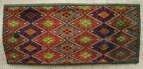 A finely embroidered purse from Bamiyan