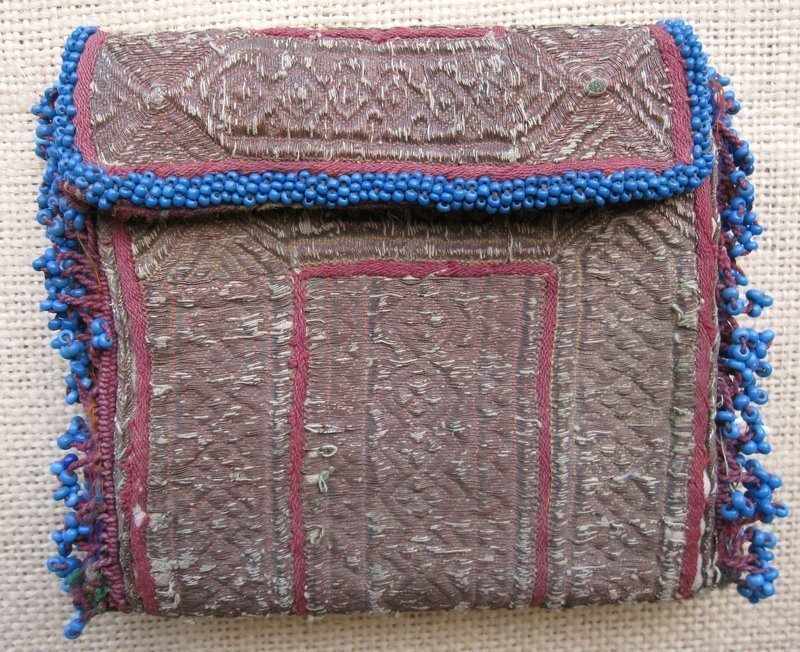 A hand-embroidered Pashtun purse from Afghanistan