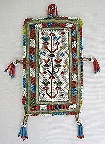 A small Pashtun beaded bag