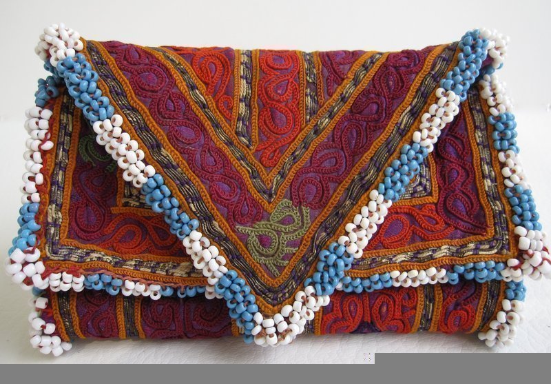 A beaded Pashtun purse from Afghanistan