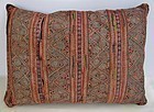 A vintage Hmong embroidered cushion cover