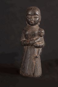 Old votive figure, India , himalaya, Nepal