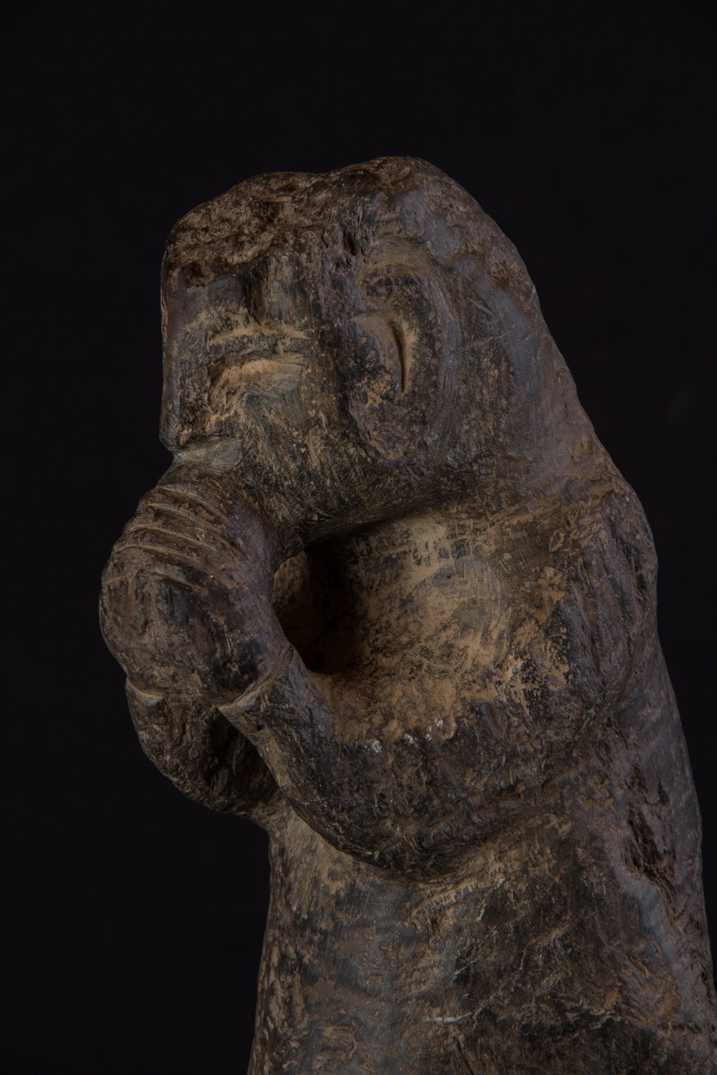 Protector stone figure, Nepal, Himalaya
