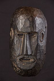 Primitive black mask, Nepal, Himalaya