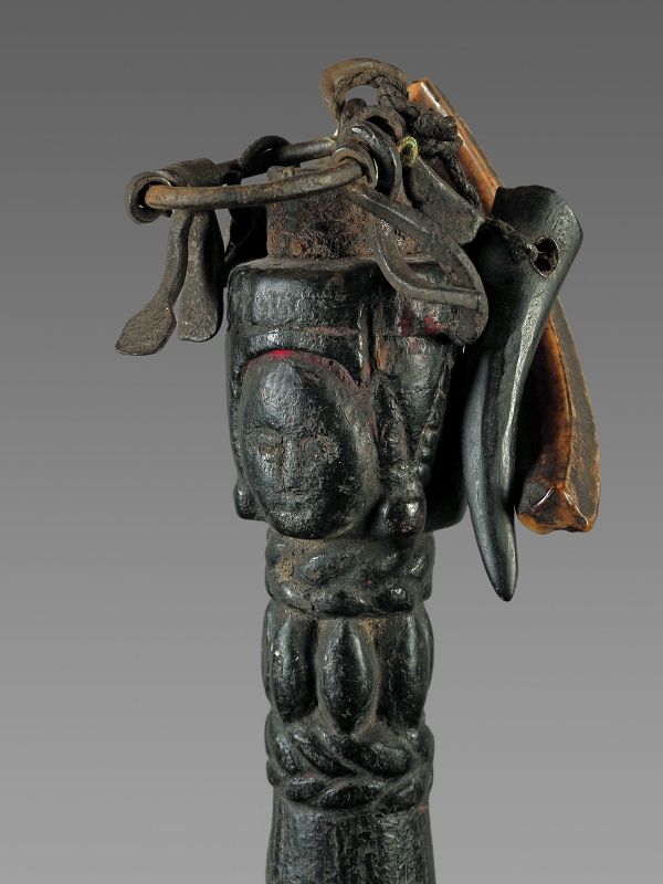Antique superb shamanic phur b N°45, Nepal, Himalaya