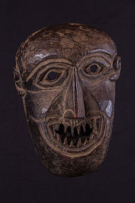 Primitive mask with sharp teeth, Himalaya, Nepal