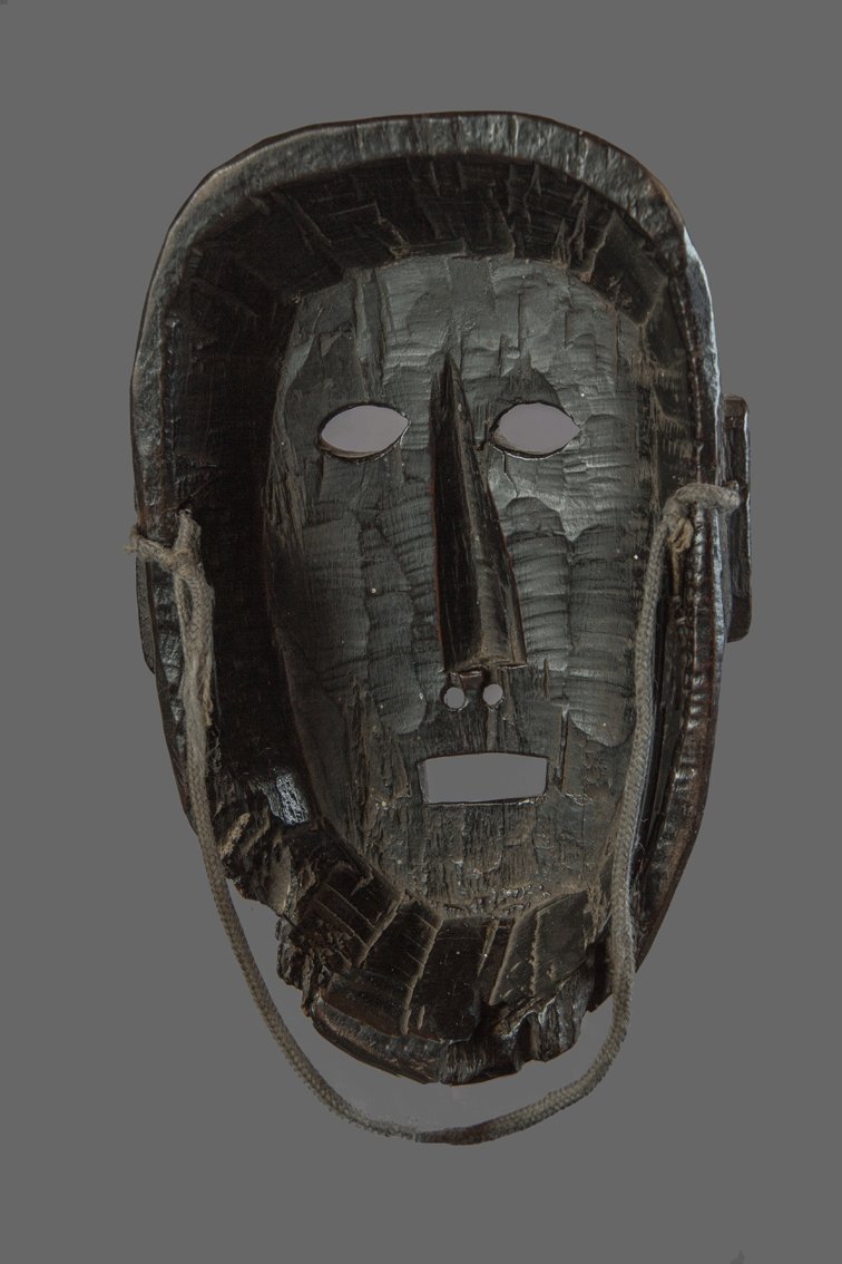 Superb antique  mask, Nepal, himalaya