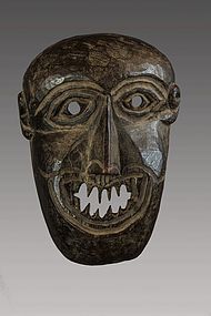 Sharp teeth primitive  mask, Nepal