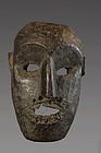 Old  mask with metal teeth, Himalaya, Nepal