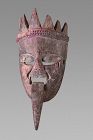 Antique Kali mask, Himalaya, India, Nepal