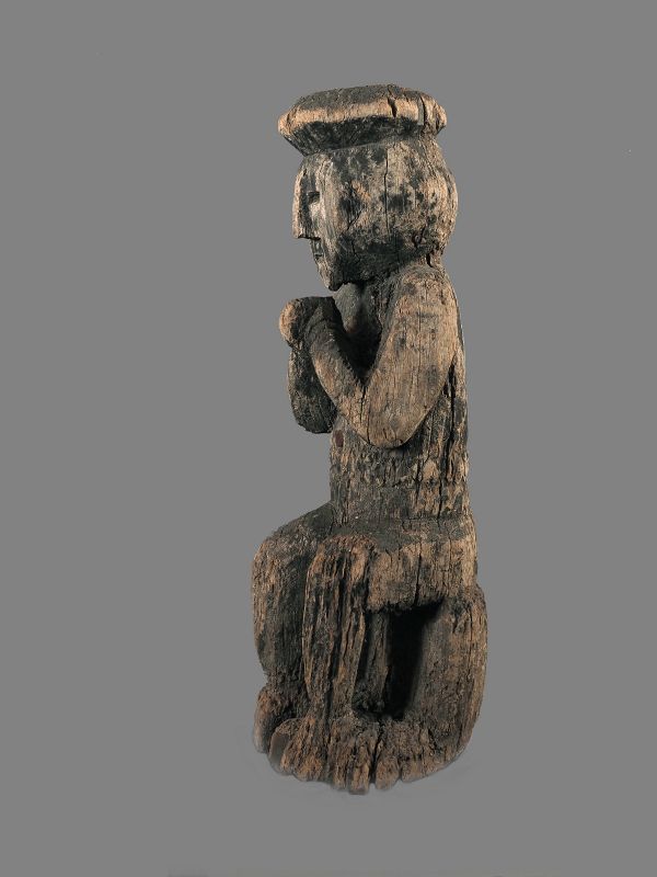 Sitting protector, Himalayan primitive figure n°70, Nepal