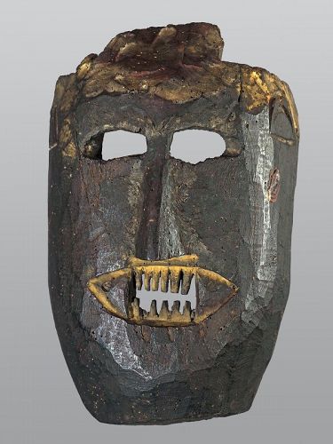 Old wild mask from Norh west Nepal, Nepal