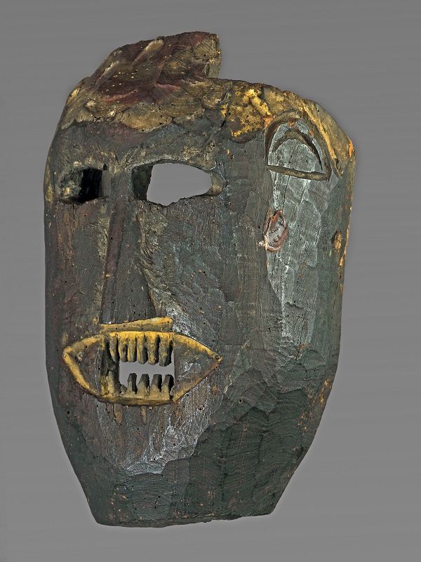 Old wild mask from Norh west Nepal, Nepal