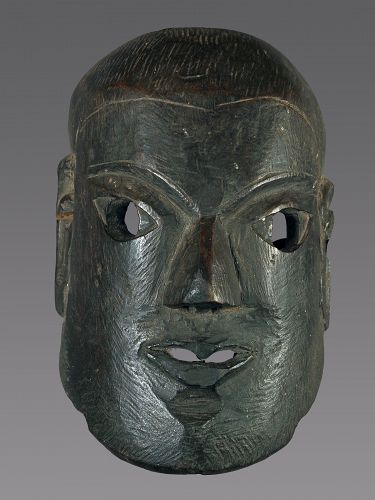 Super fine old lamaist mask, Tibet, Nepal, Himalaya