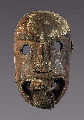 Very Old Tamang mask, Tibet, Nepal, Himalayas