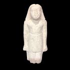 Egyptian limestone figure, Old Kingdom, 6th Dynasty (2323-2150 BC)