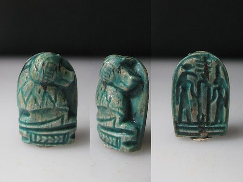 Choice Ancient Egyptian Baboon Scaraboid