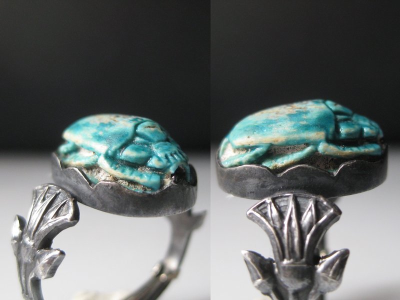Nice Egyptian Scarab with Provenance and Papers from 1934