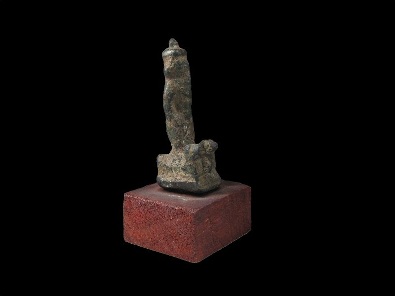 Ancient Egyptian Bronze Sistrum Handle