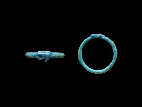 Ancient Egyptian Wedjat Eye Ring from the Amarna Period