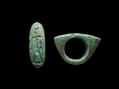 Ancient Egyptian Faience Ring