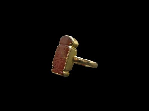 Ancient Egyptian Carnelian Cartouche for Ramesses II