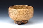 Hagi-yaki Chawan by Yoshida Shuen - w Signed Box and Seal