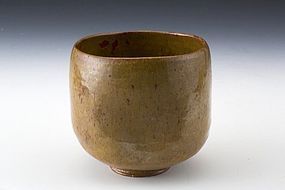 Beautiful Tsutsu Chawan by Kawai Zuiho